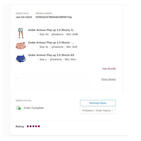 LAST 1- Under Armour Play up 3.0 Shorts - PINK - Picture 3 of 5